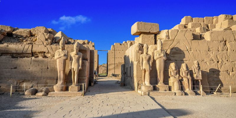 Karnak Temple in Luxor offers an iconic sightseeing experience within Egypt Honeymoon Packages.